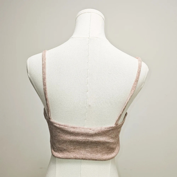 Zara m crop top bralette knit - Picture 3 of 5